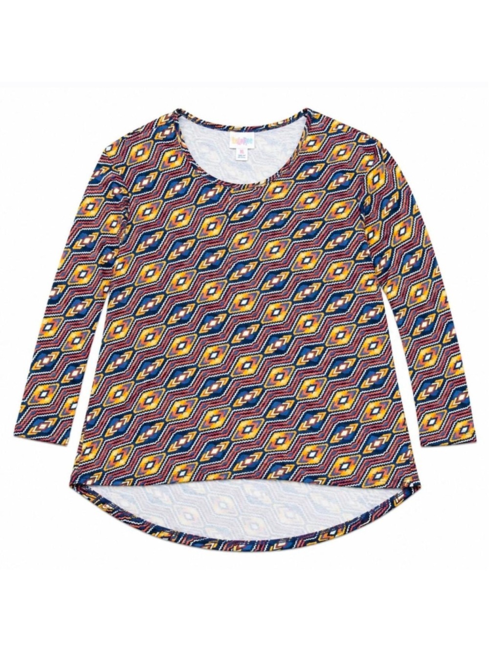 NWT LuLaRoe tribal multicoloured long sleeve sleeve top Size Medium